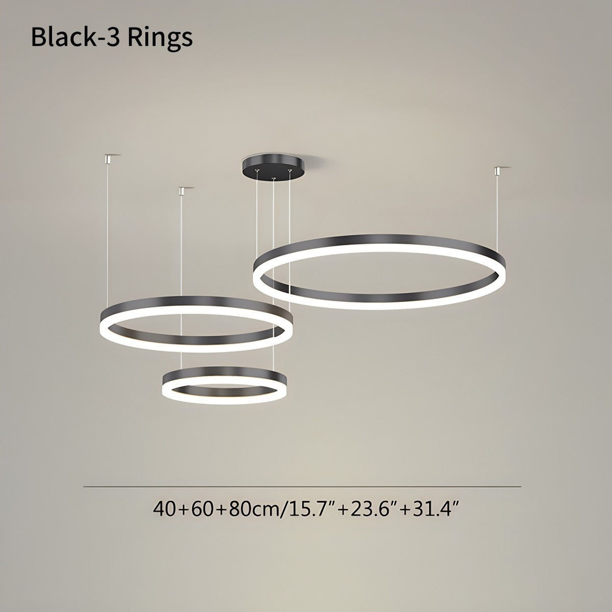 Cirvona Layered Ring Pendant Light