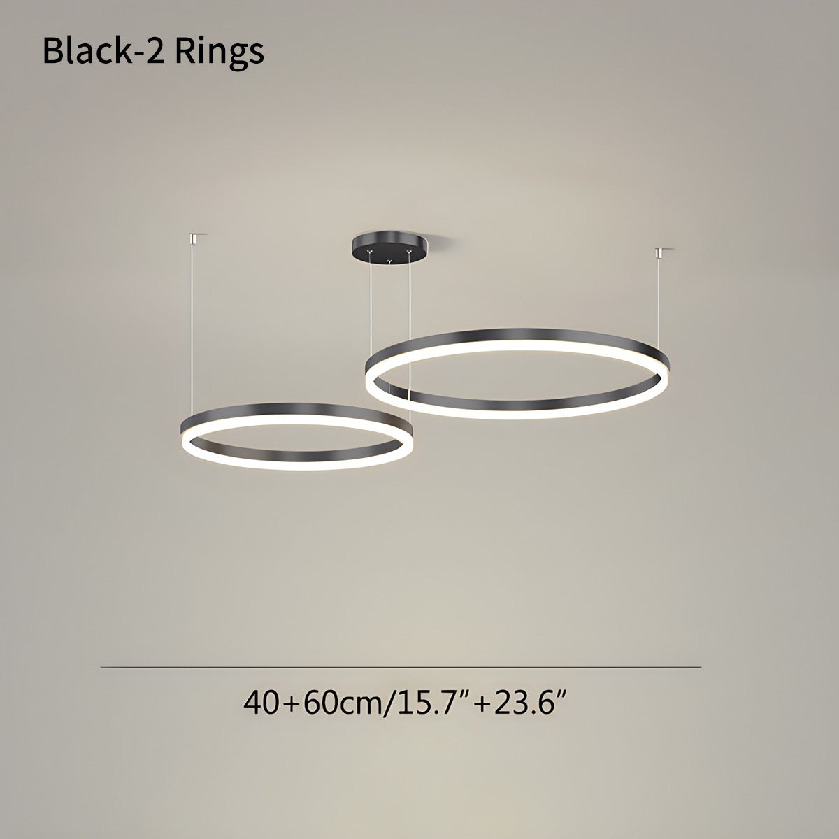 Cirvona Layered Ring Pendant Light