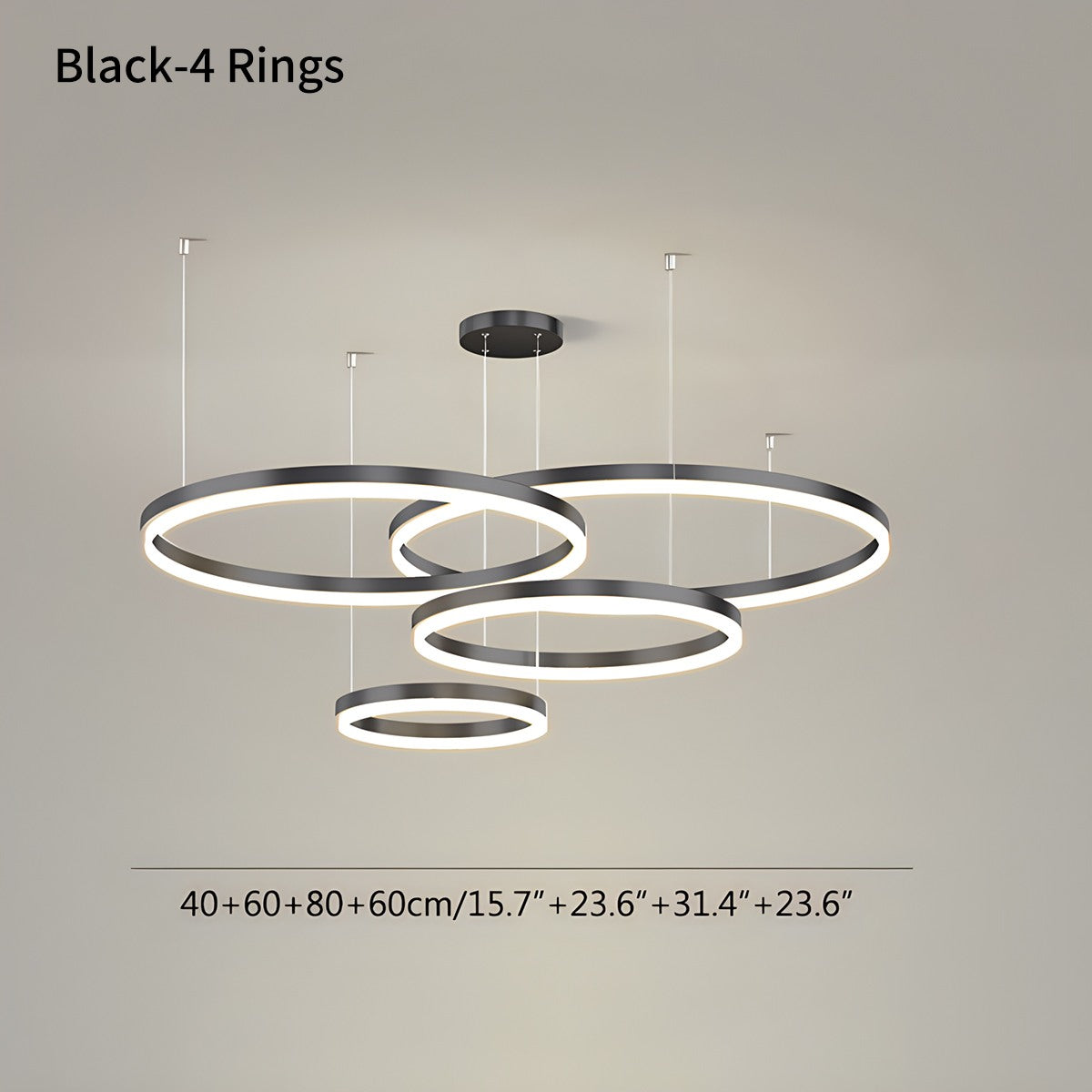 Cirvona Layered Ring Pendant Light