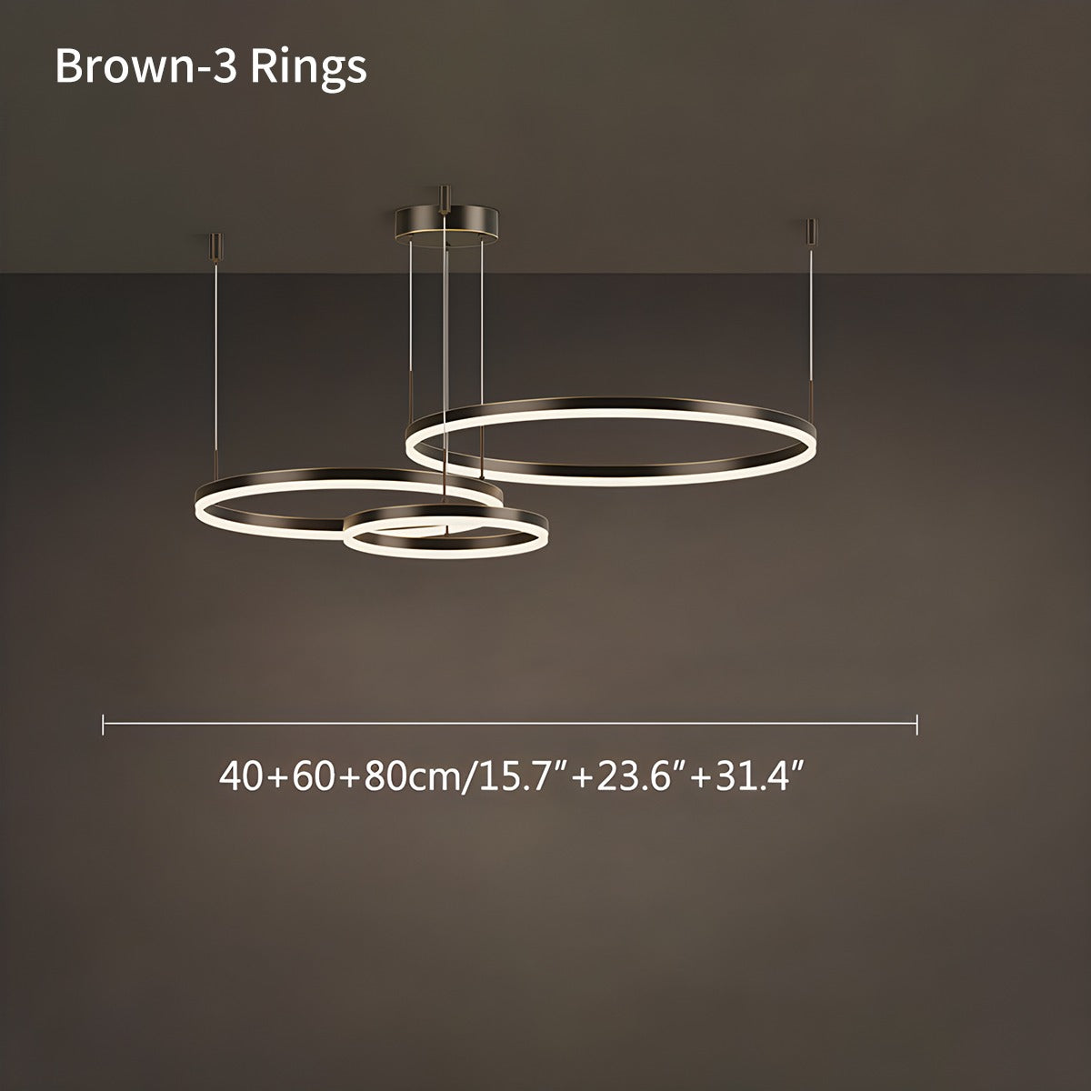 Cirvona Layered Ring Pendant Light