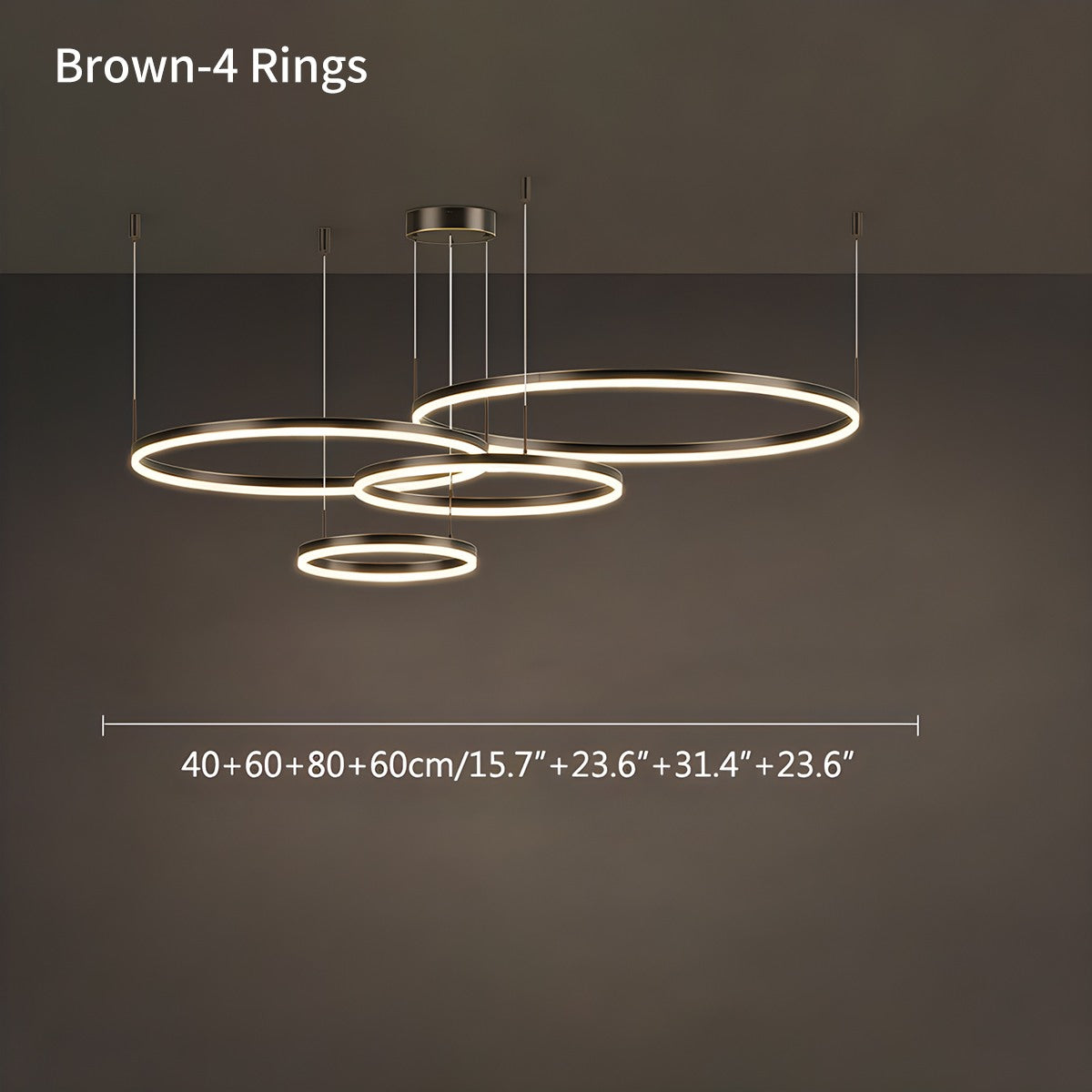 Cirvona Layered Ring Pendant Light