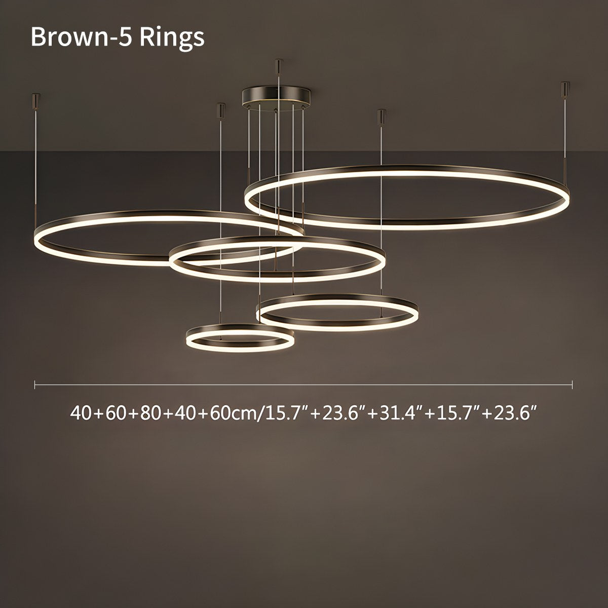 Cirvona Layered Ring Pendant Light