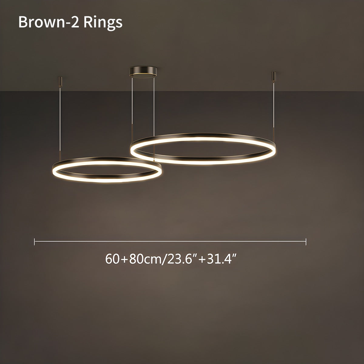 Cirvona Layered Ring Pendant Light
