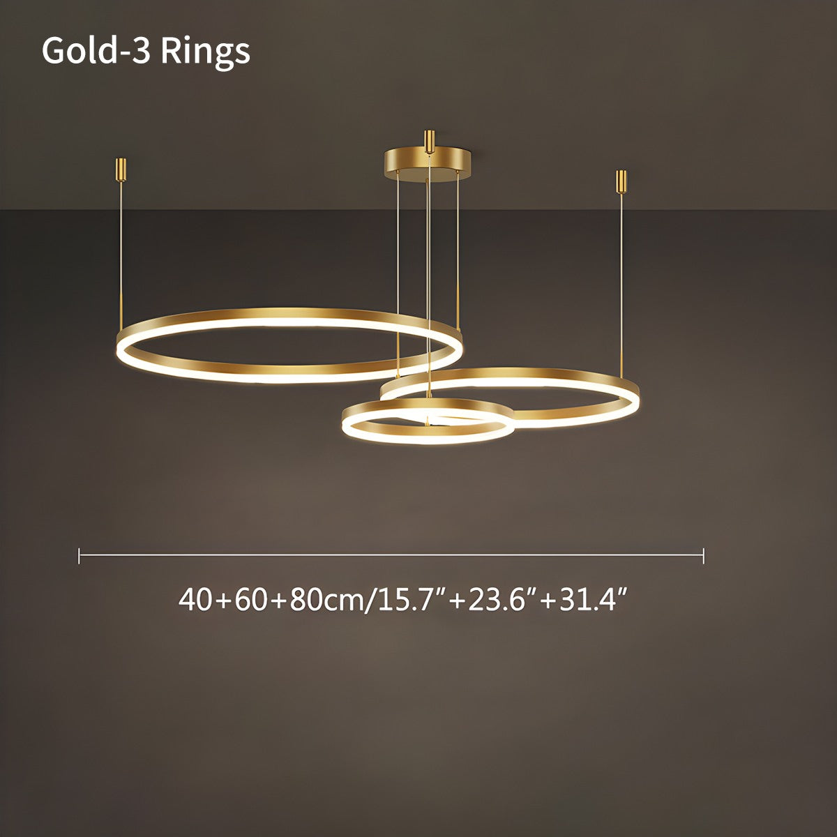 Cirvona Layered Ring Pendant Light