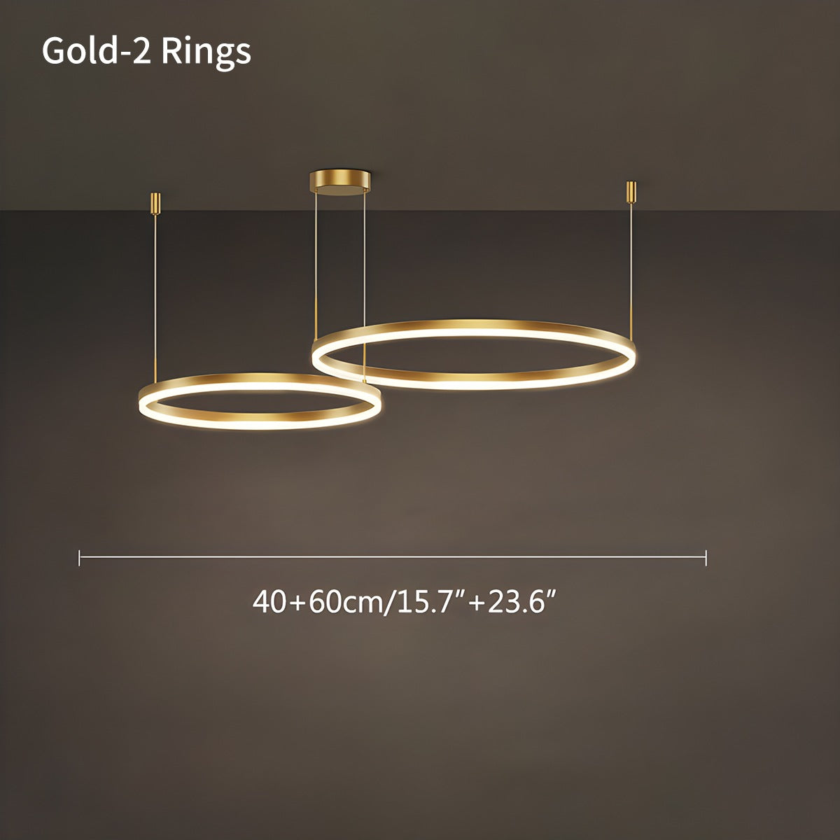 Cirvona Layered Ring Pendant Light