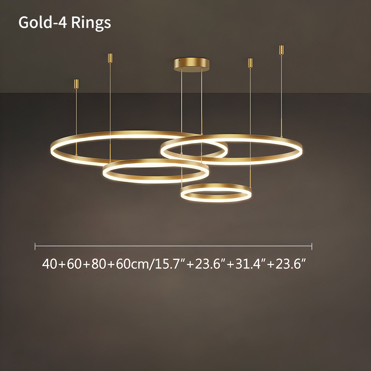 Cirvona Layered Ring Pendant Light
