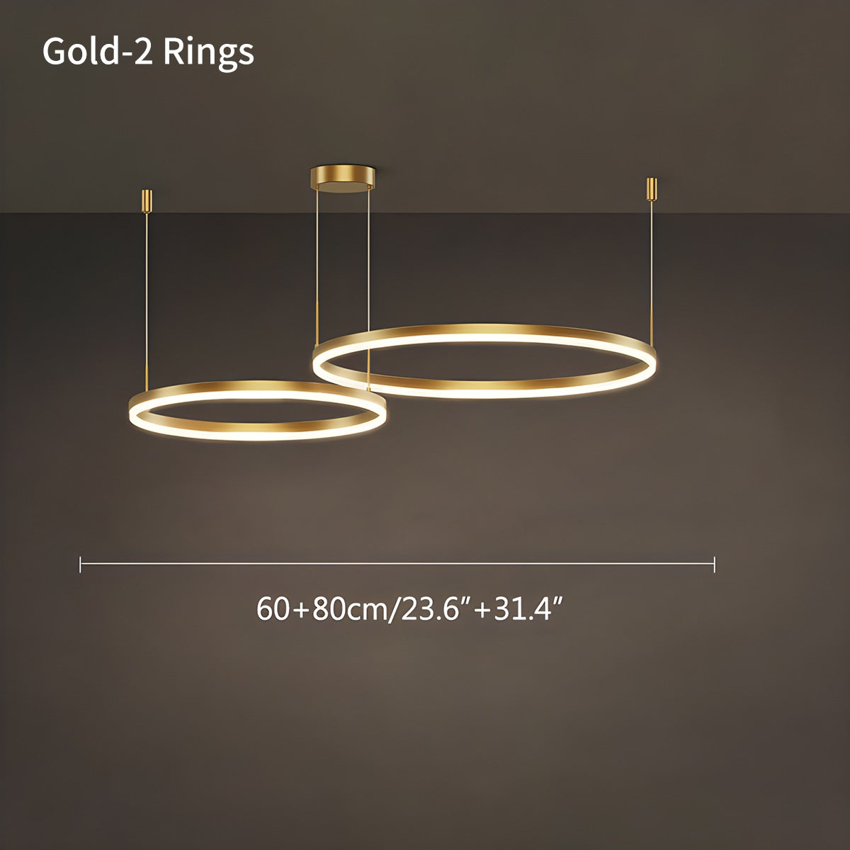 Cirvona Layered Ring Pendant Light