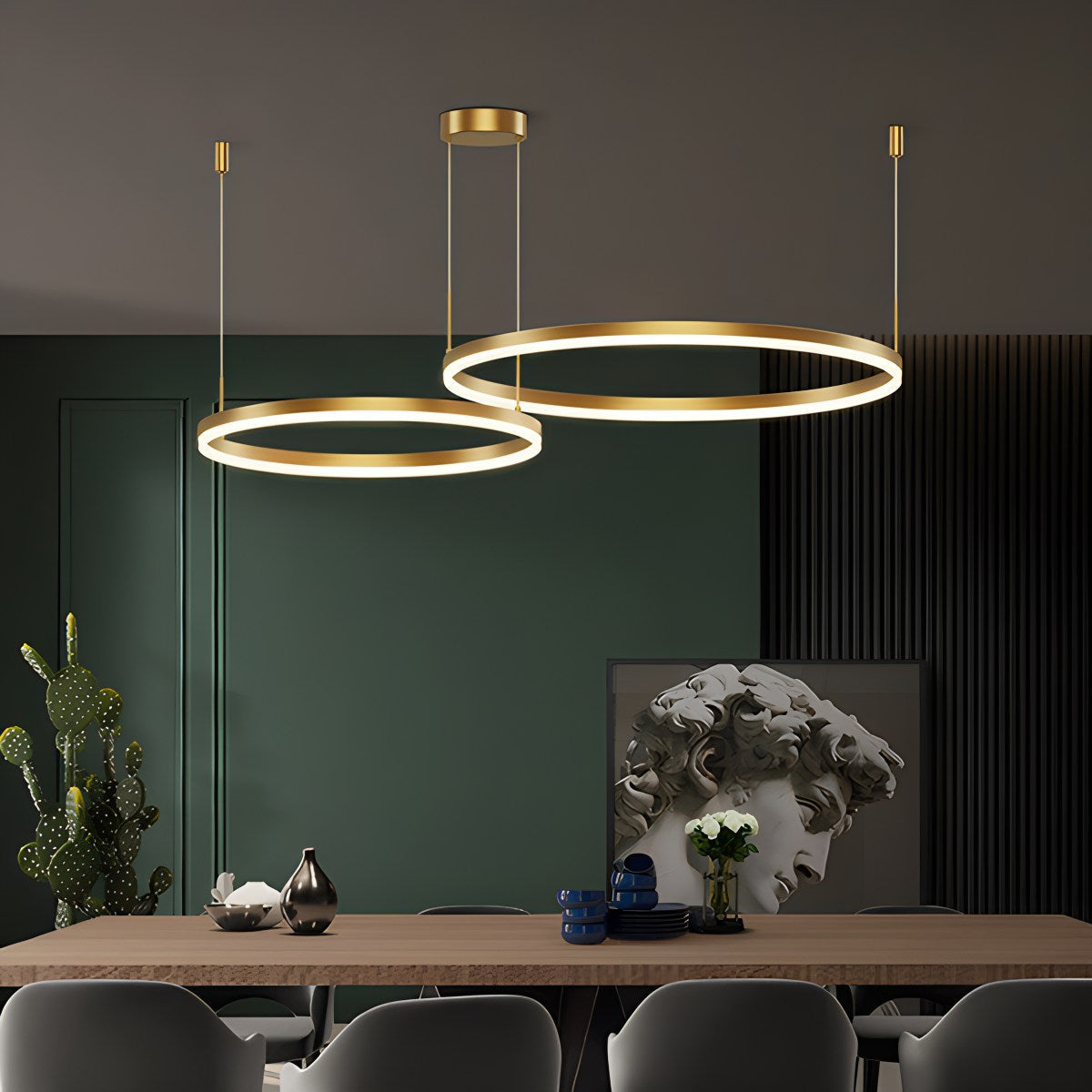 Cirvona Layered Ring Pendant Light