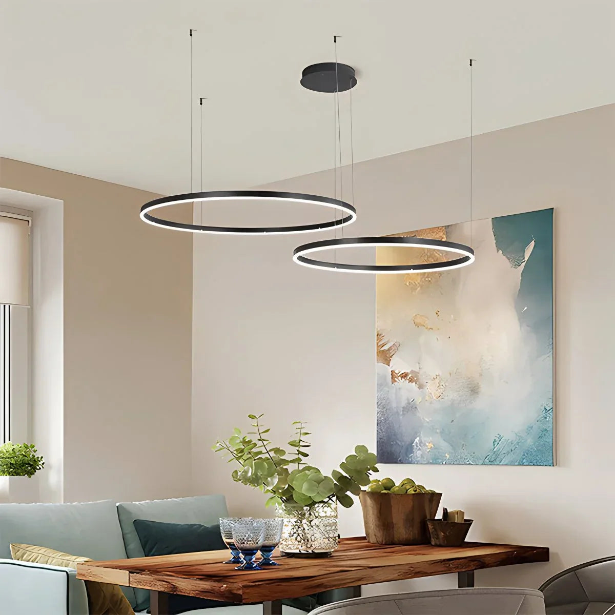 Cirvona Layered Ring Pendant Light