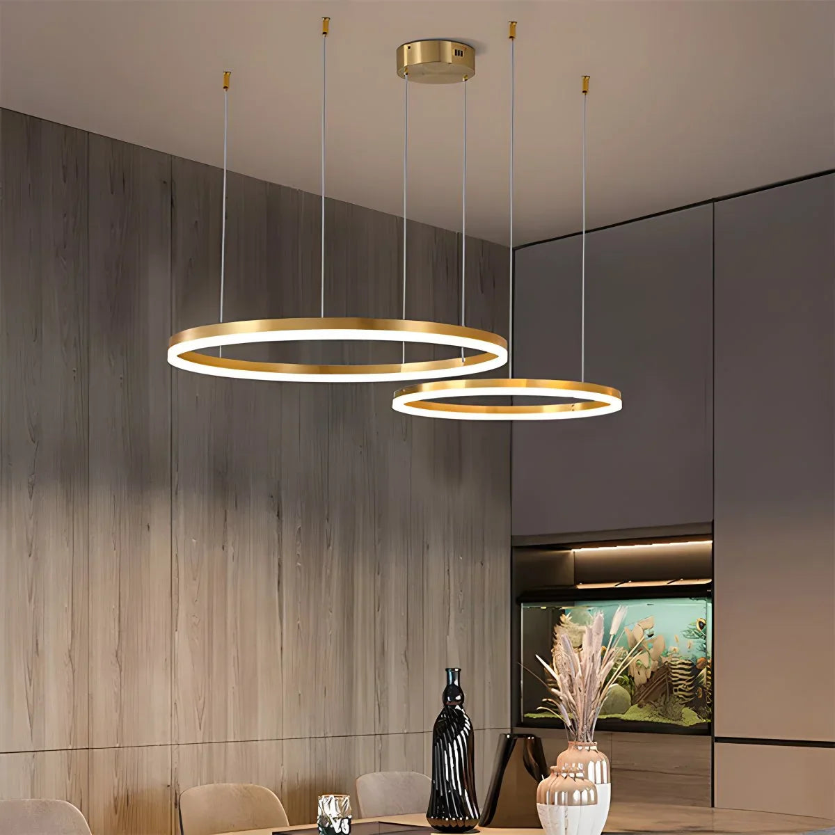 Cirvona Layered Ring Pendant Light