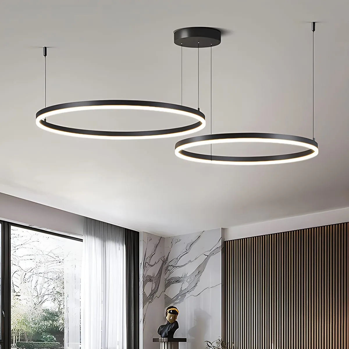 Cirvona Layered Ring Pendant Light