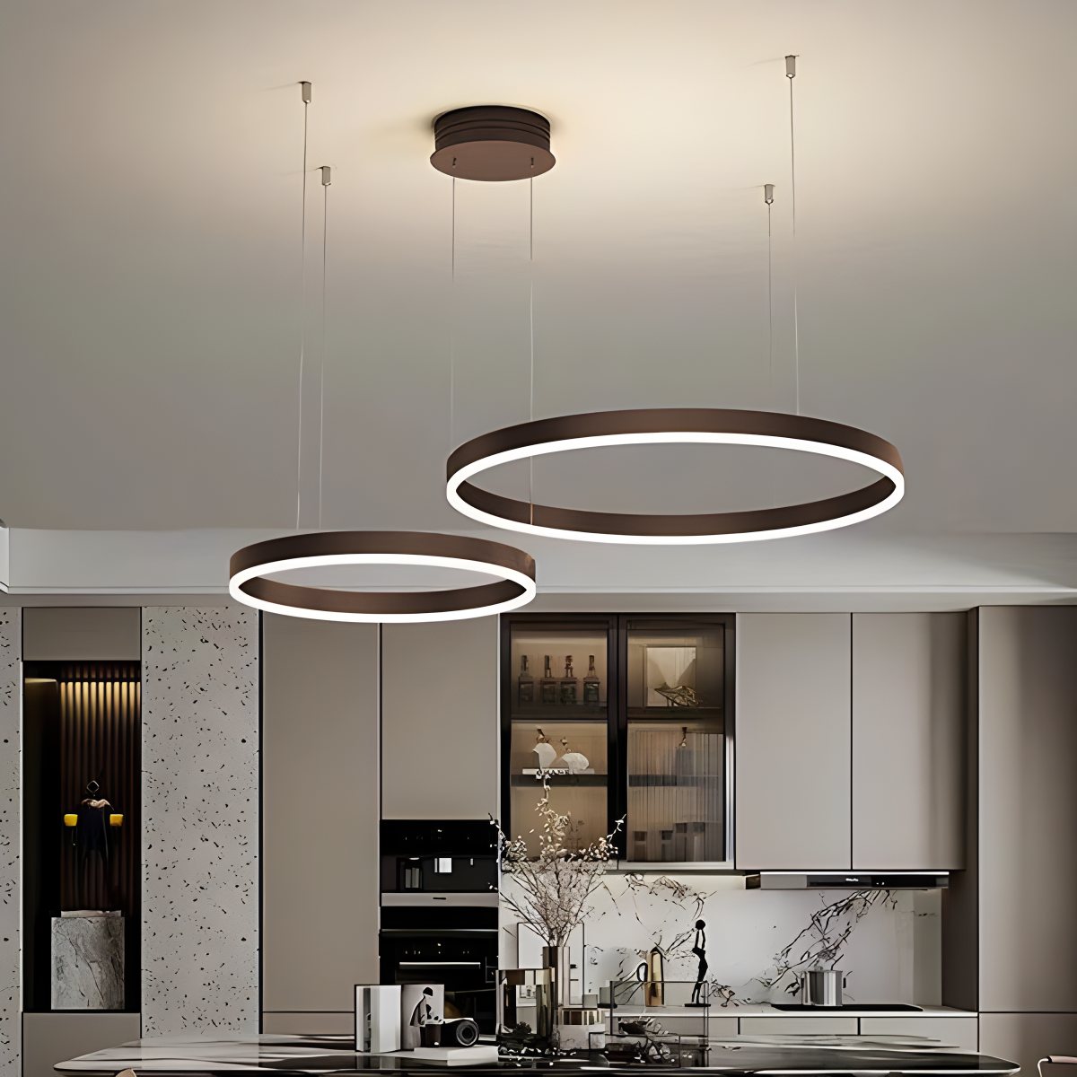 Cirvona Layered Ring Pendant Light