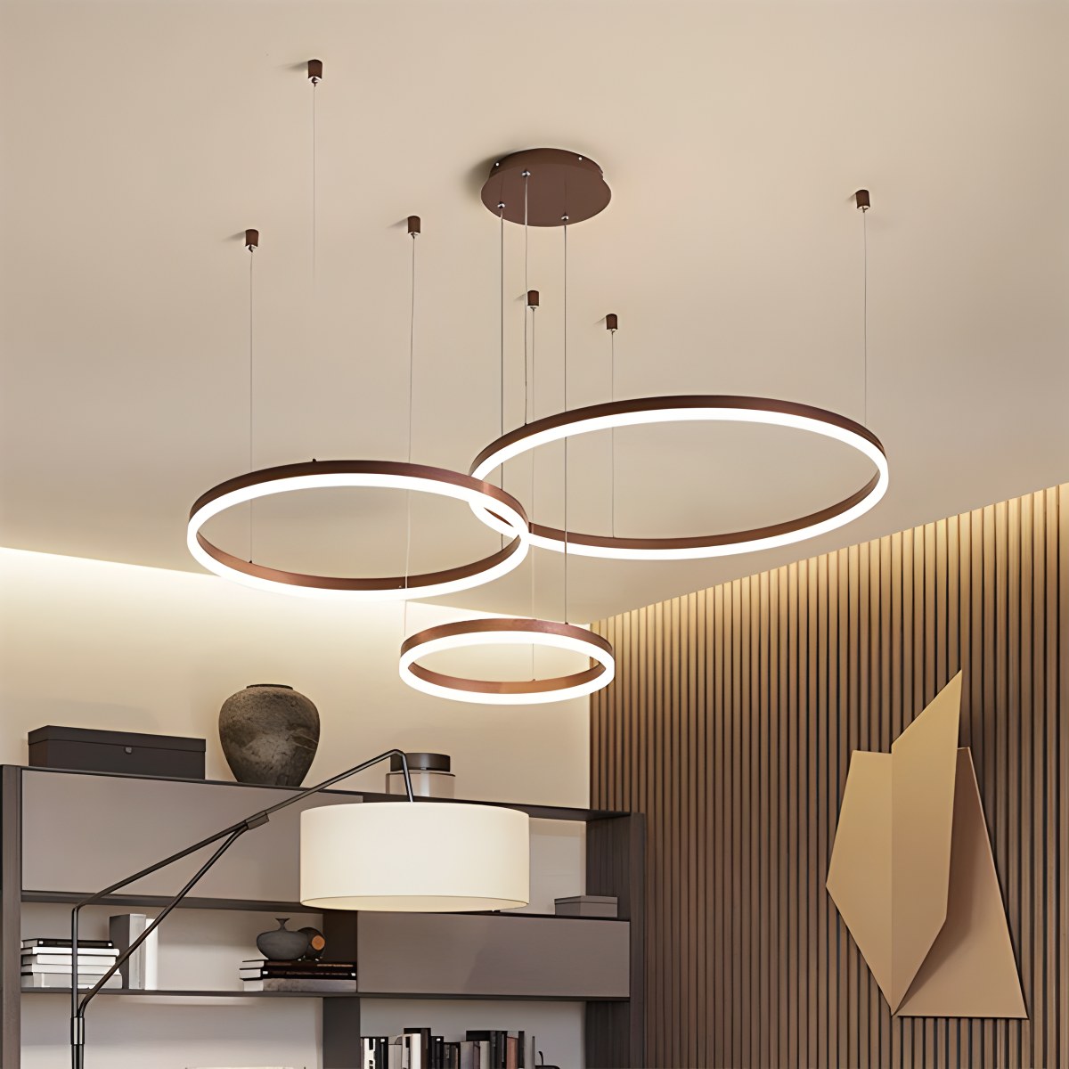 Cirvona Layered Ring Pendant Light