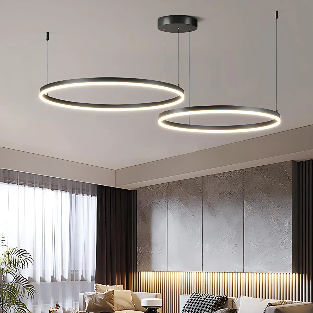 Cirvona Layered Ring Pendant Light