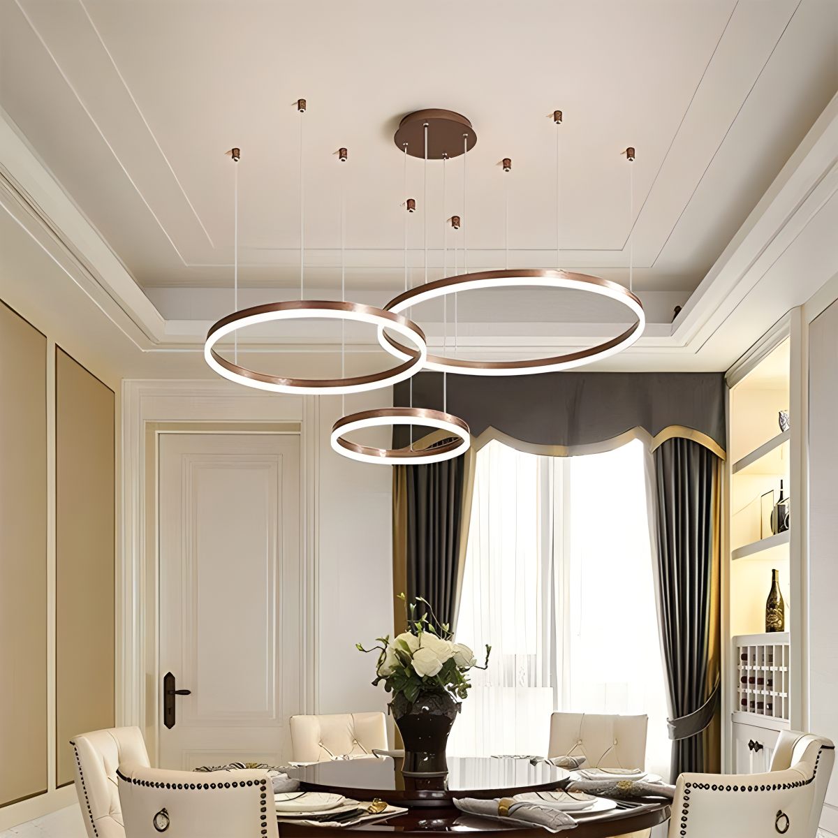 Cirvona Layered Ring Pendant Light