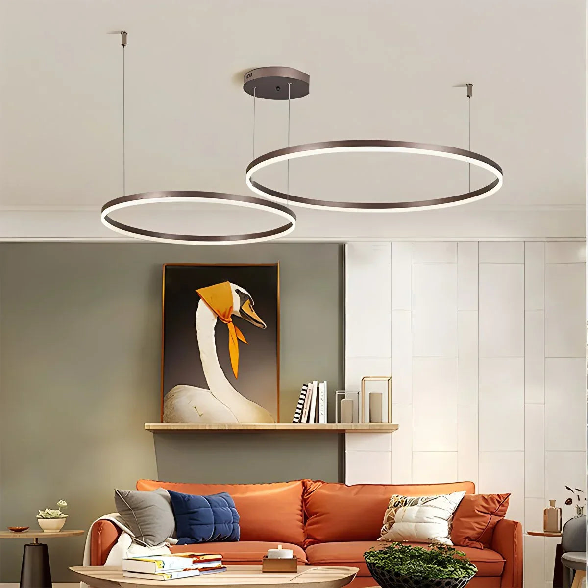 Cirvona Layered Ring Pendant Light