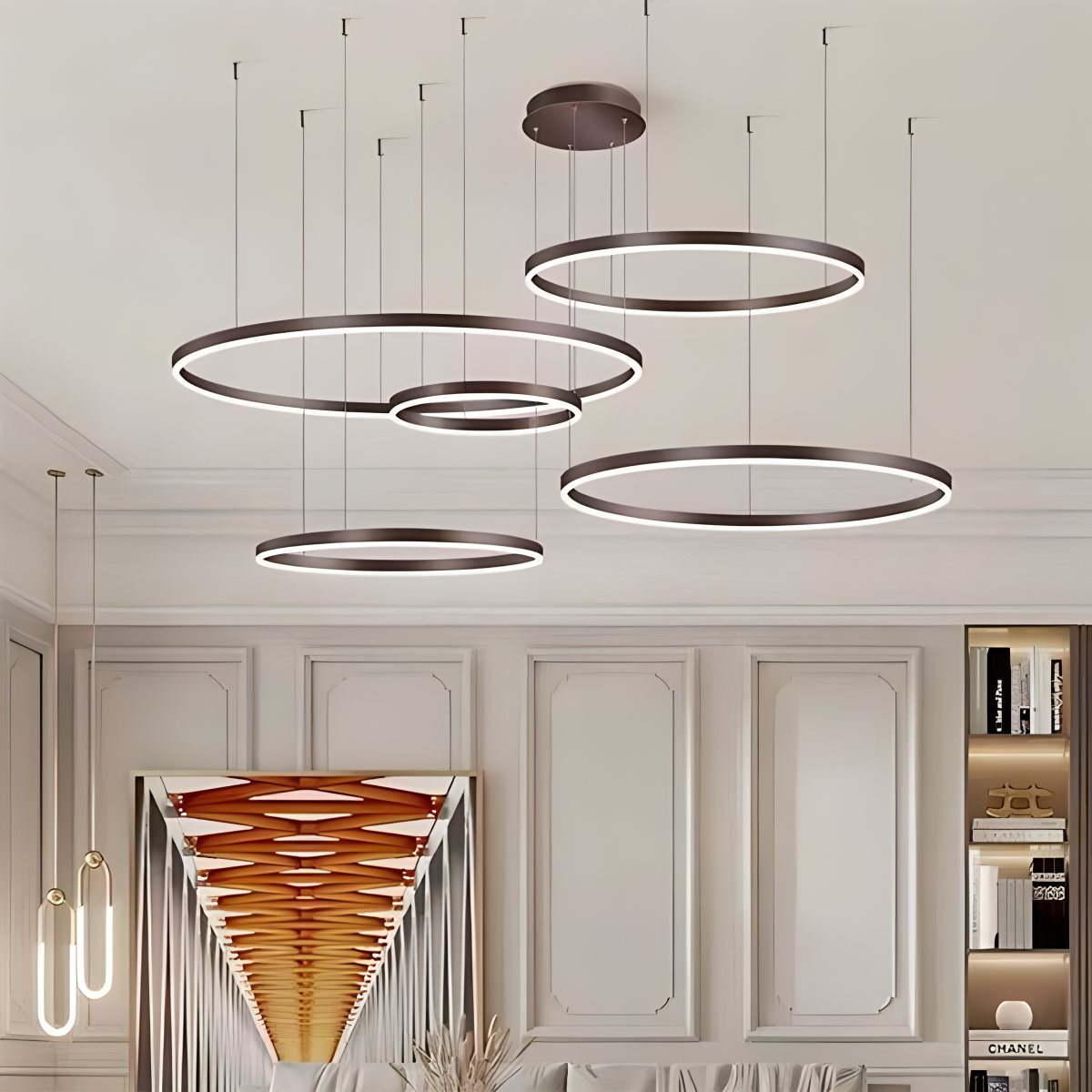 Cirvona Layered Ring Pendant Light