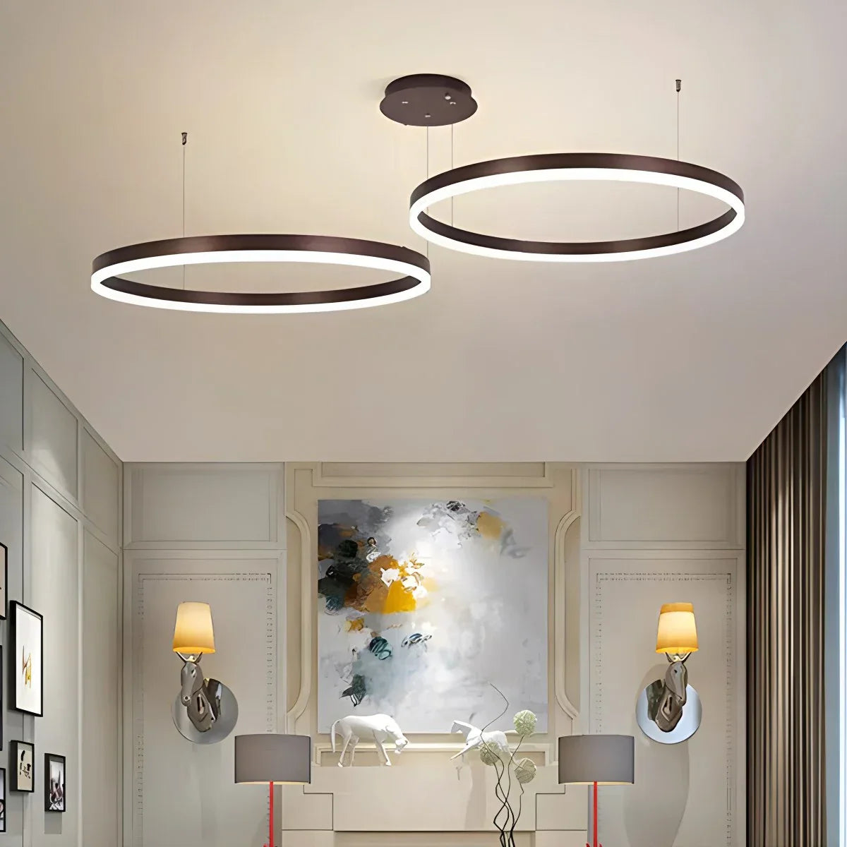 Cirvona Layered Ring Pendant Light