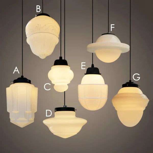 Vinvano Frosted Glass Pendant Light