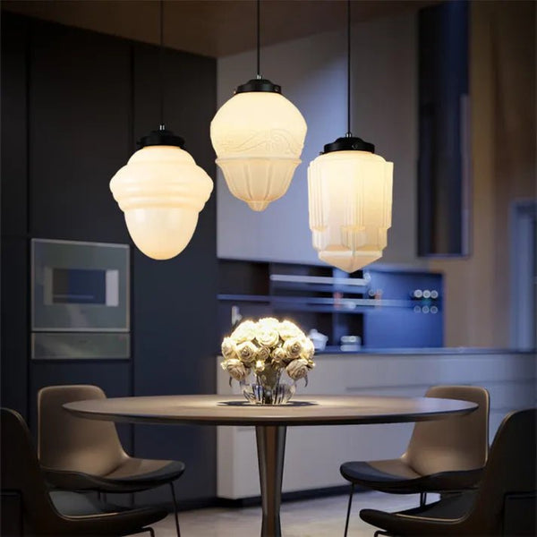 Vinvano Frosted Glass Pendant Light