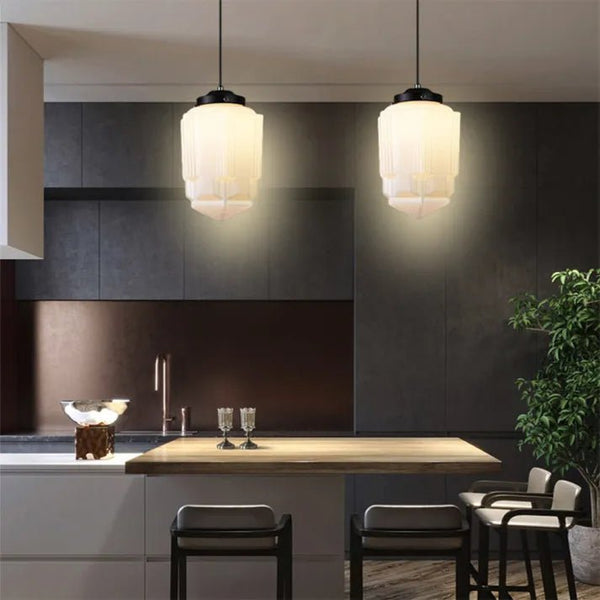 Vinvano Frosted Glass Pendant Light