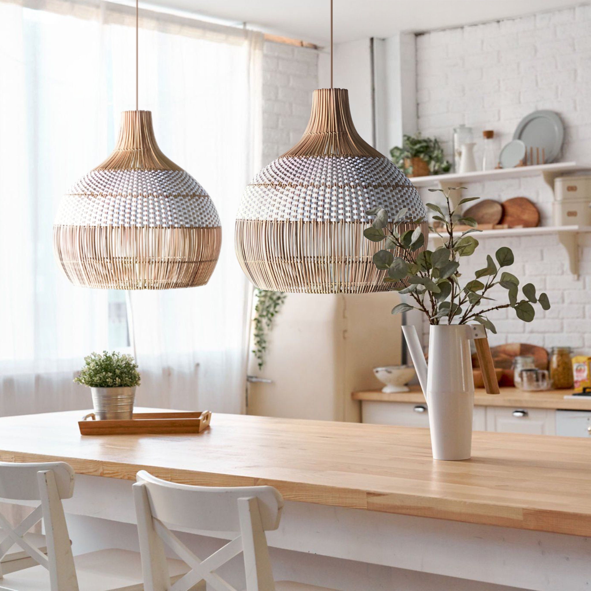 Aveleno Woven Boho Pendant Light