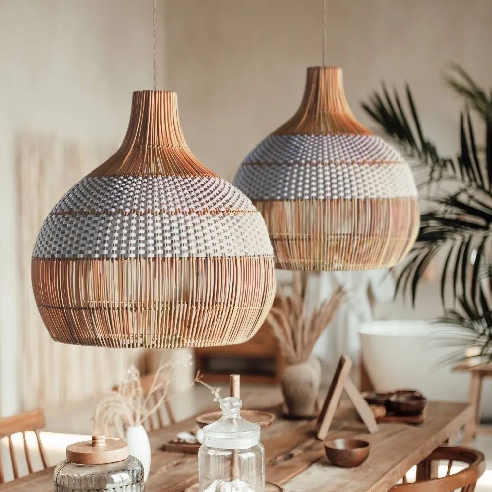 Aveleno Woven Boho Pendant Light