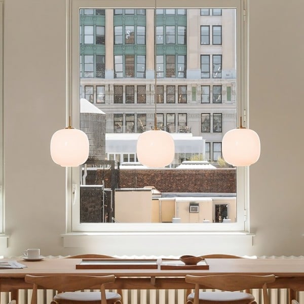 Rivano Opal Glass Pendant Light