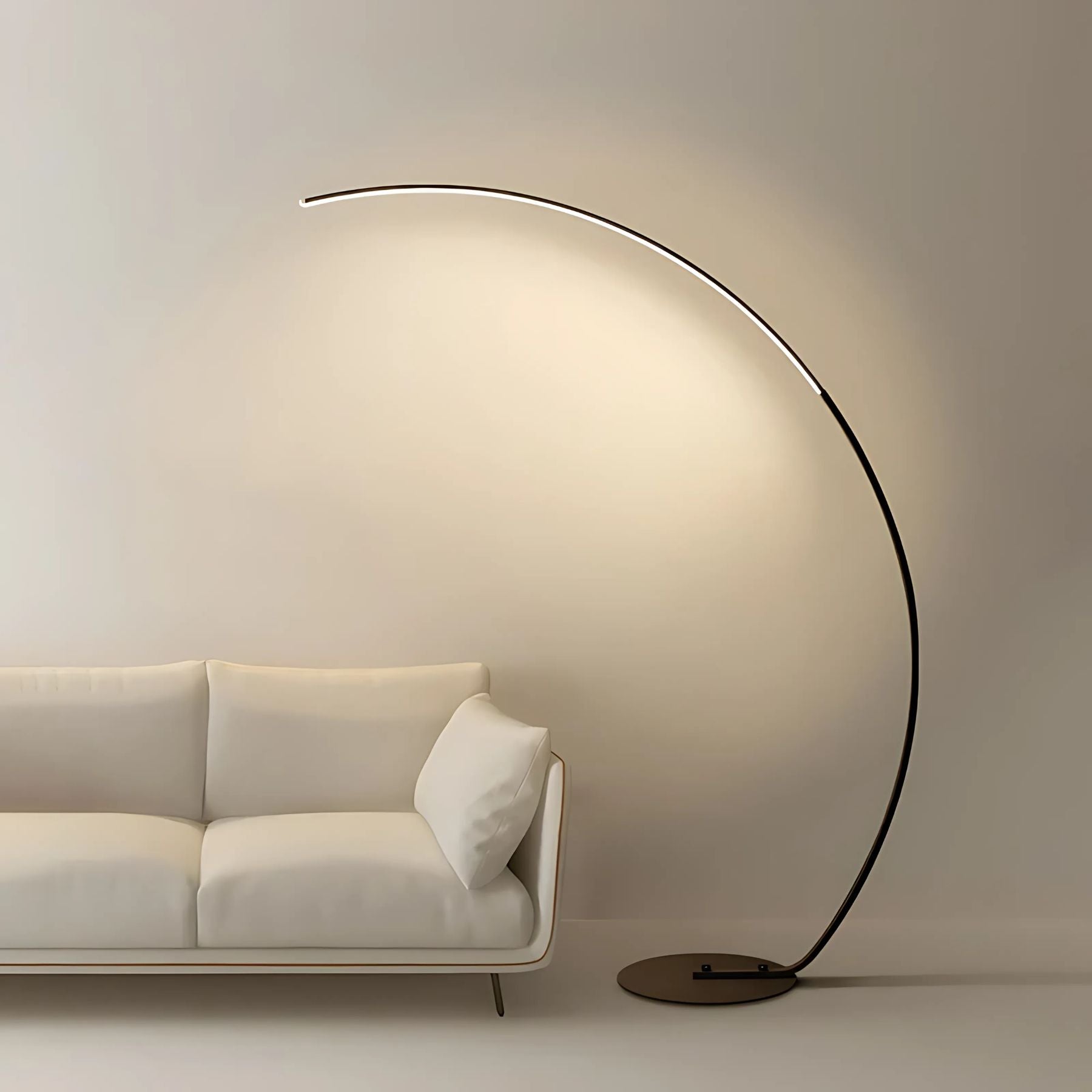 Zolaro Curved Floor Lamp