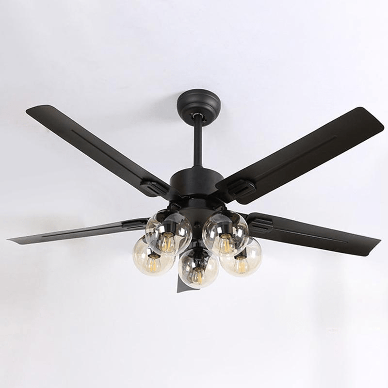 Elvenor Vintage Black Ceiling Fan
