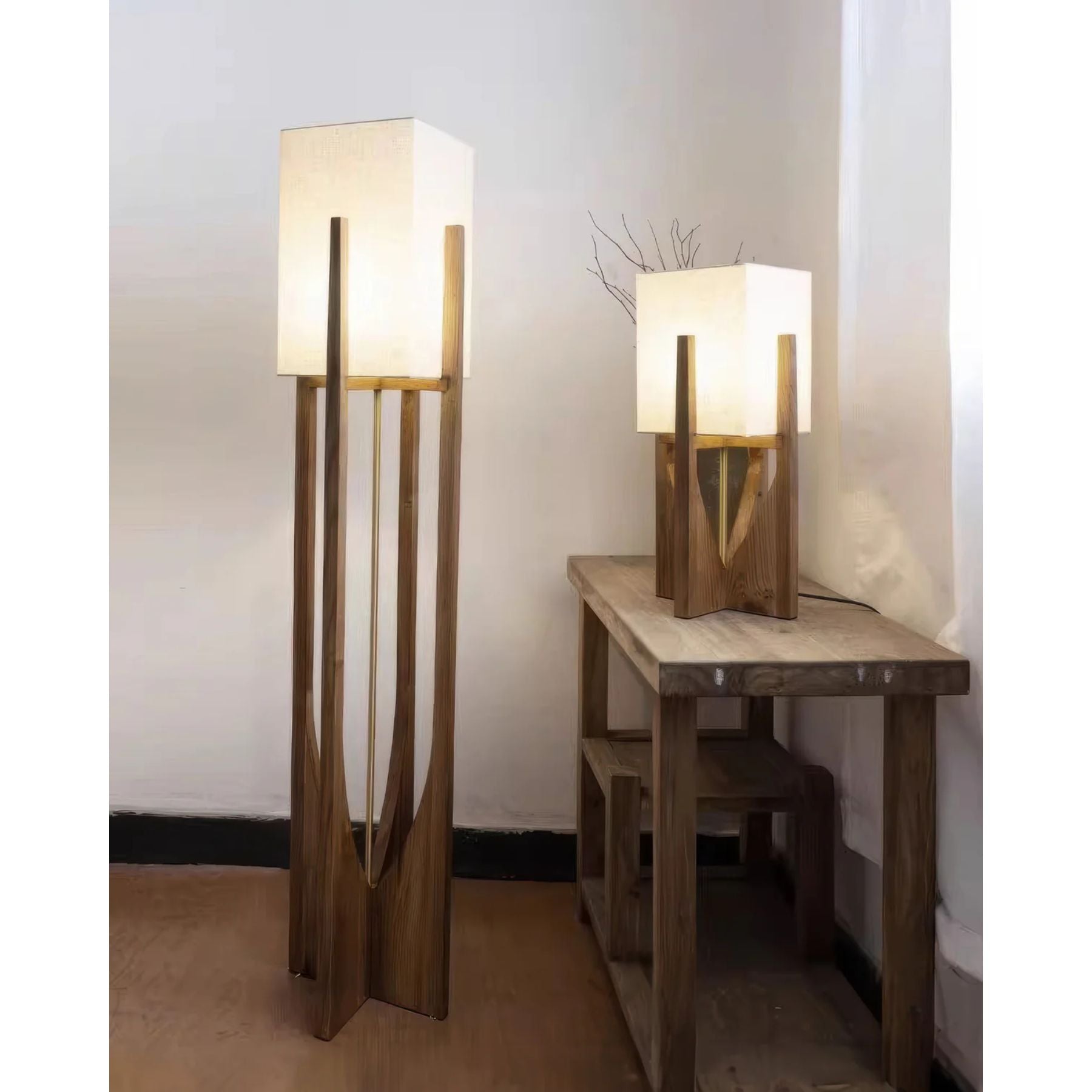 Velano Japanese Style Floor Lamp