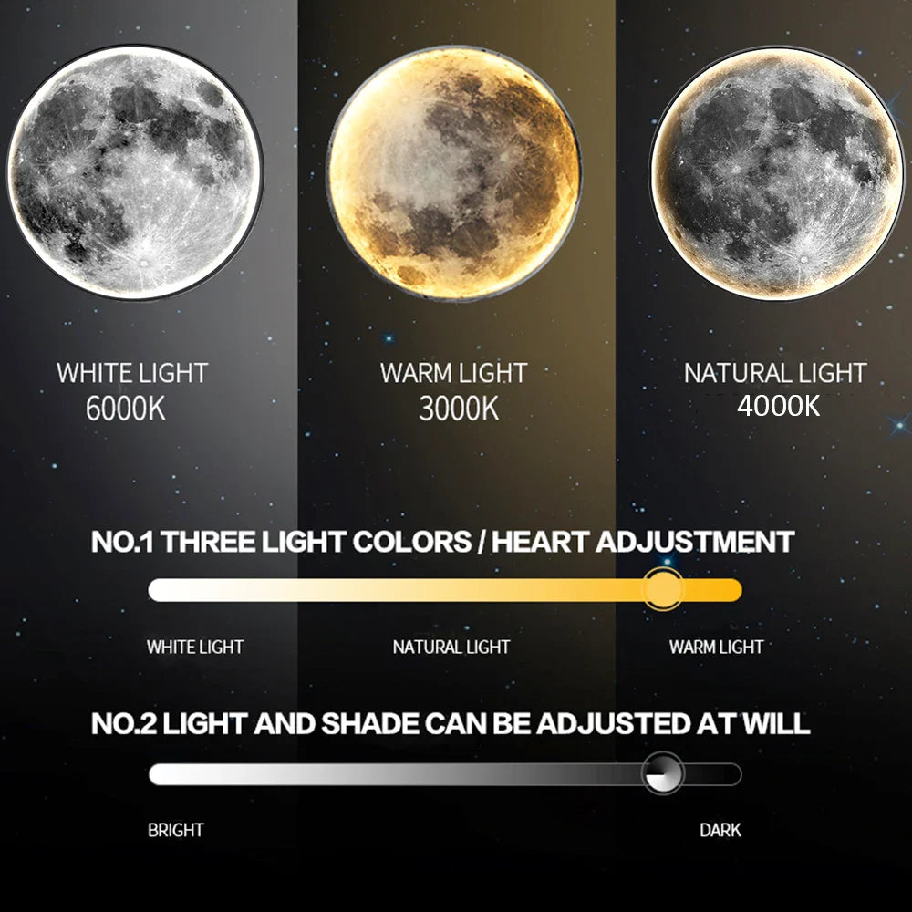 Ecliza Moon Design Wall Light
