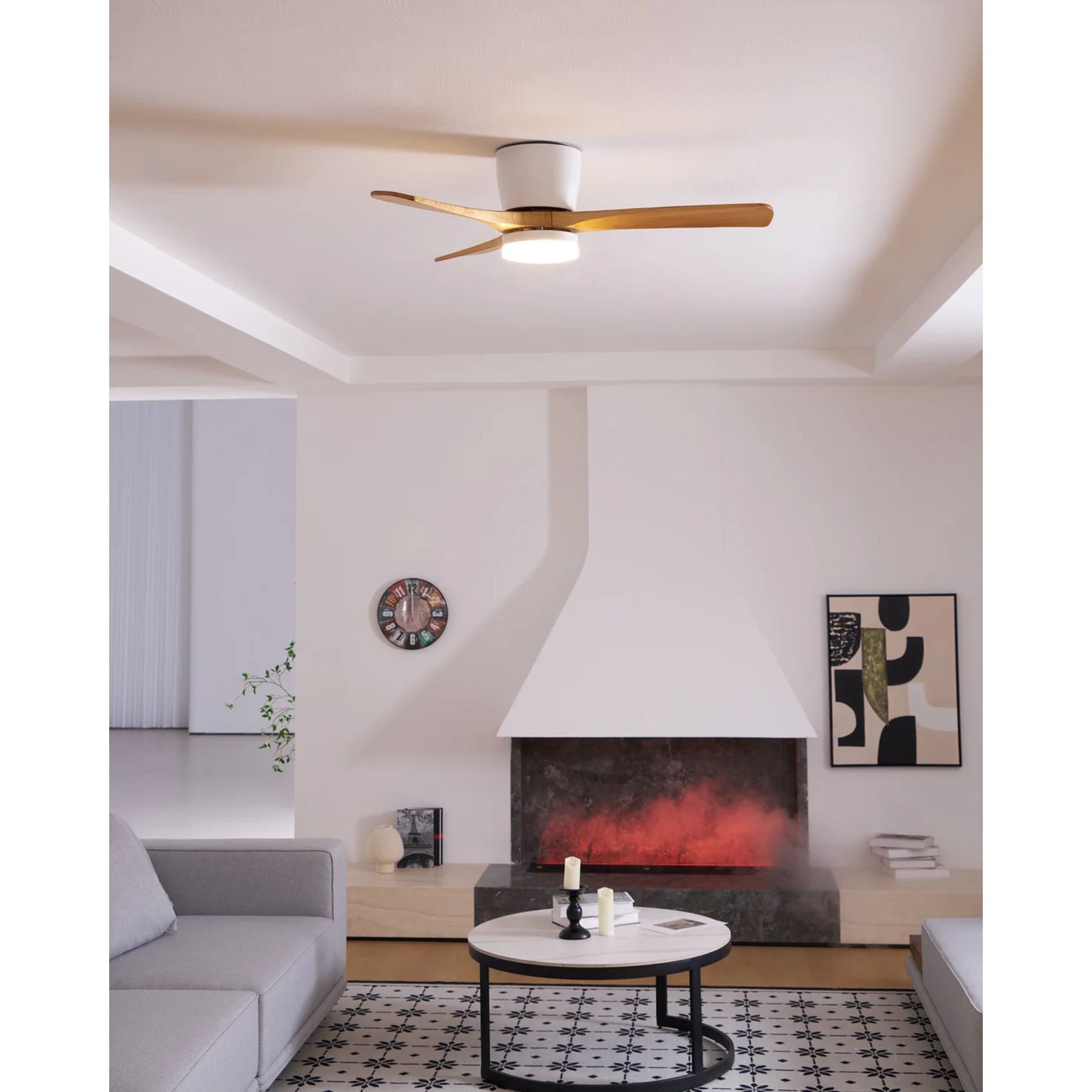 Lyvar Wooden LED Ceiling Fan