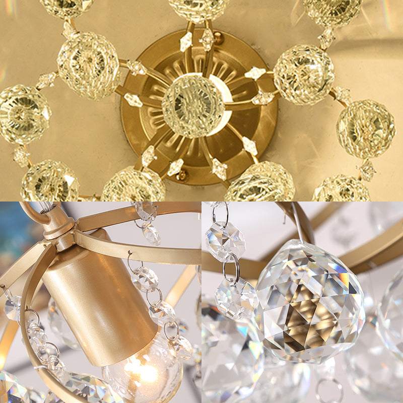 Louzano Crystal Ceiling Light