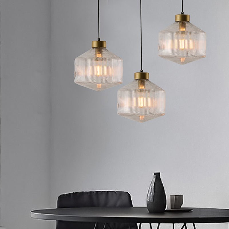Trovell Ribbed Pendant Light