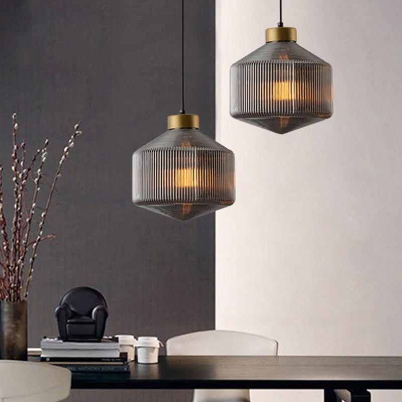 Trovell Ribbed Pendant Light