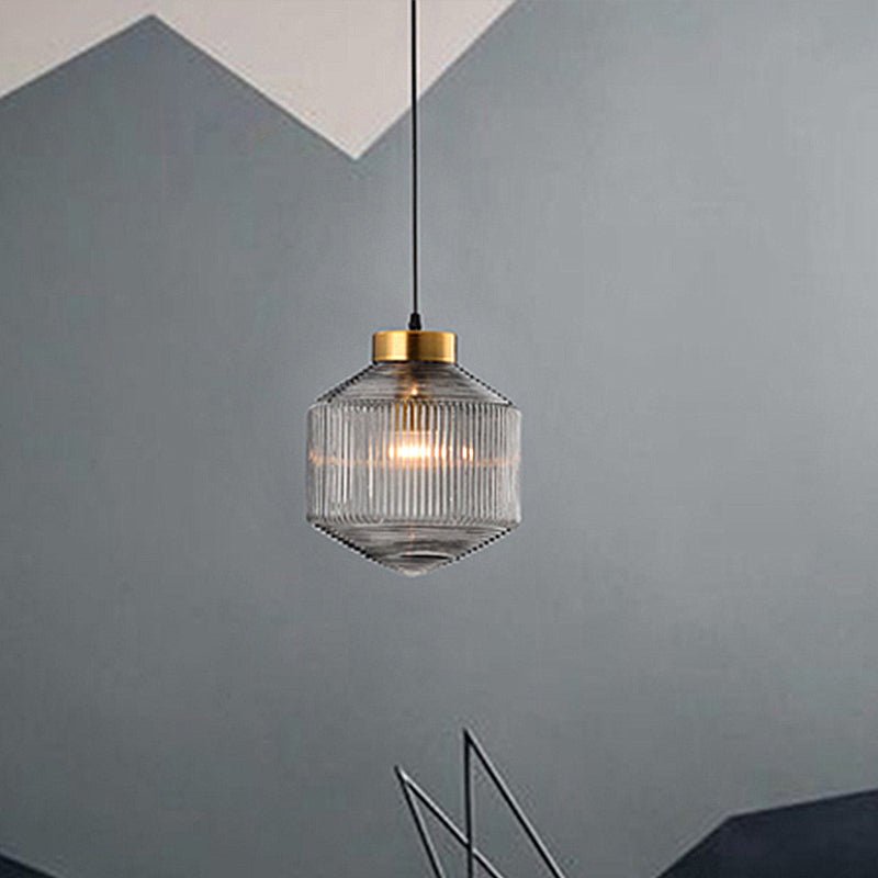 Trovell Ribbed Pendant Light