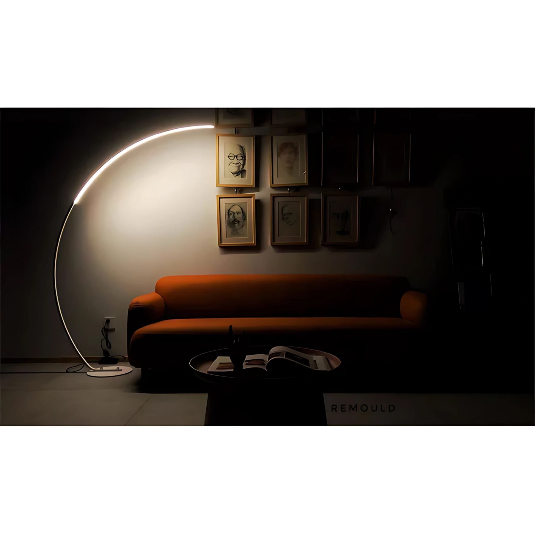 Zolaro Curved Floor Lamp