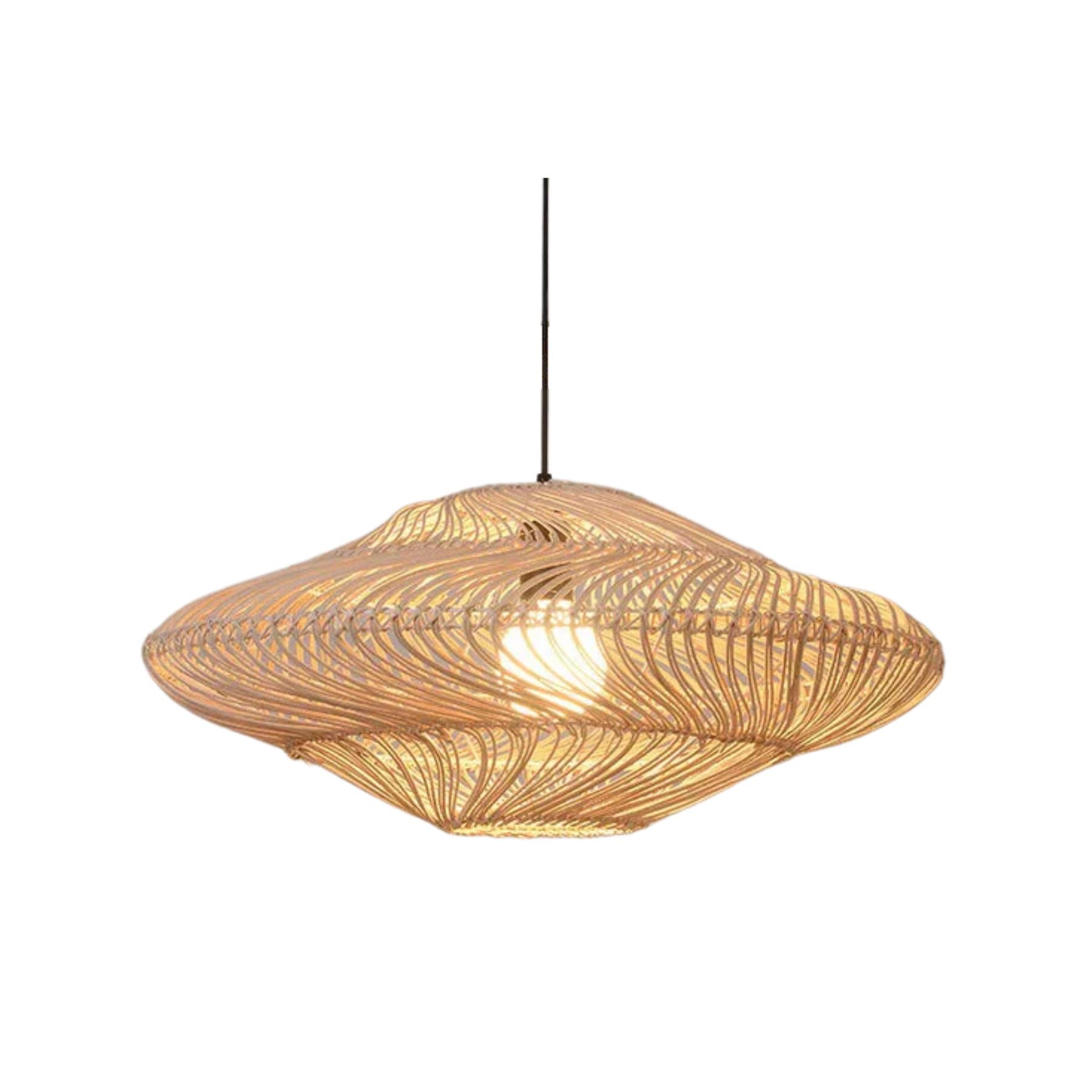 Lanzevo Rattan Pendant Light