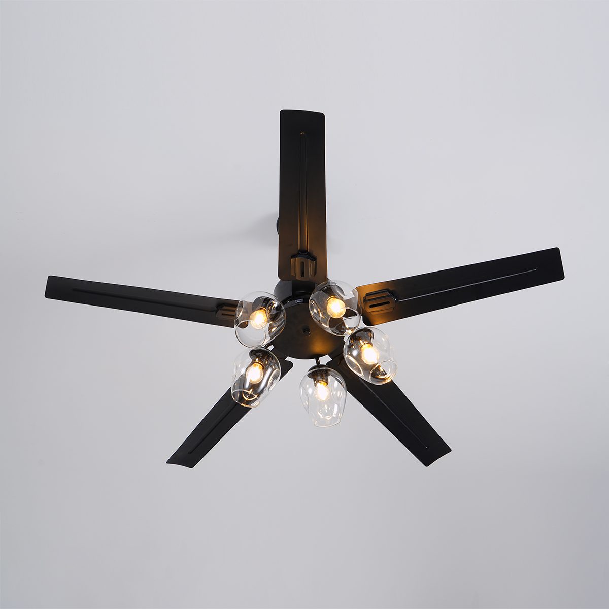 Elvenor Vintage Black Ceiling Fan