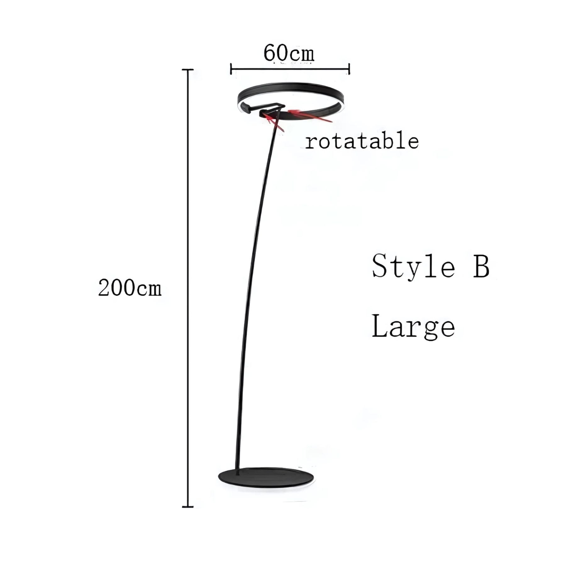Cirleno Arc Floor Lamp