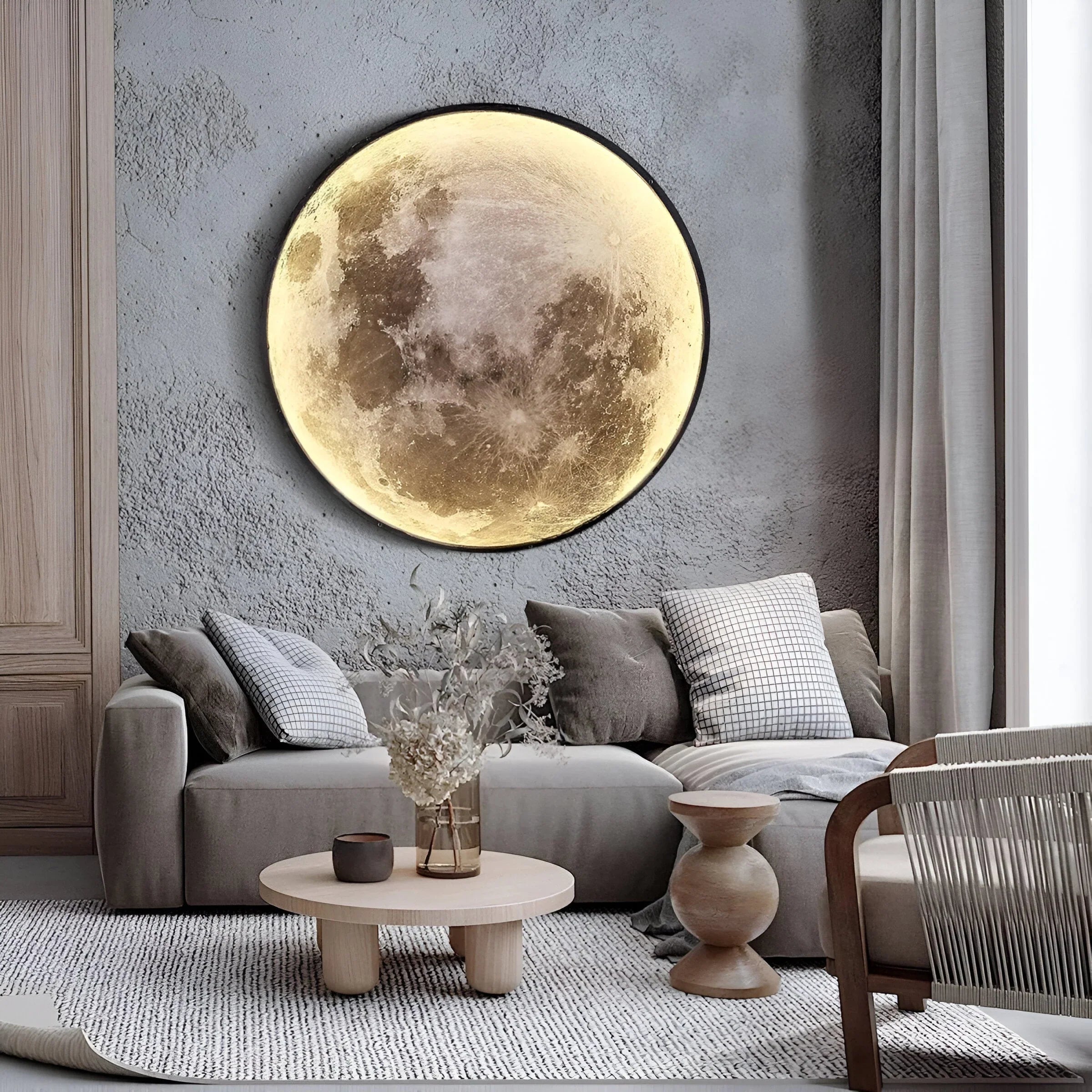 Ecliza Moon Design Wall Light