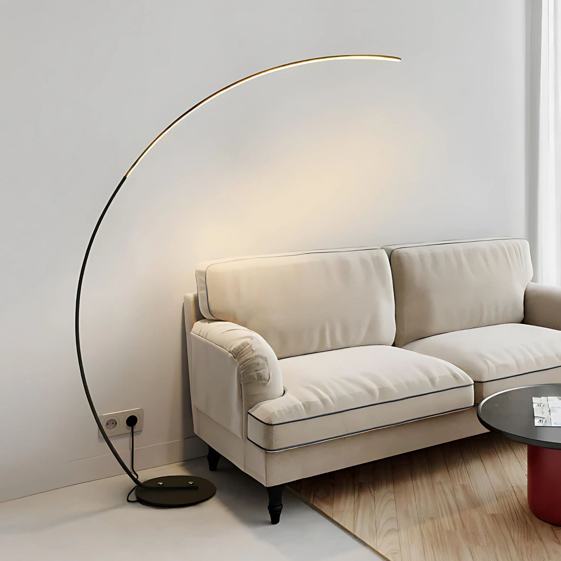 Zolaro Curved Floor Lamp