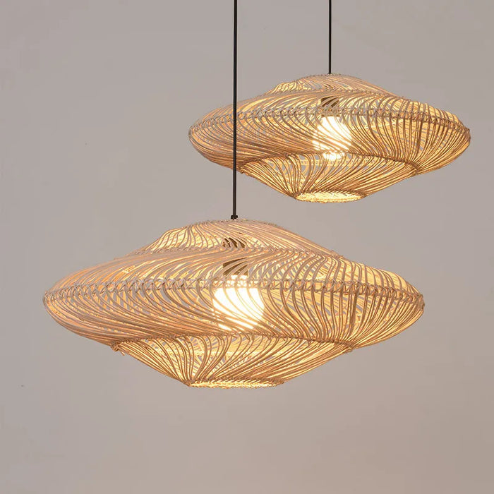 Lanzevo Rattan Pendant Light