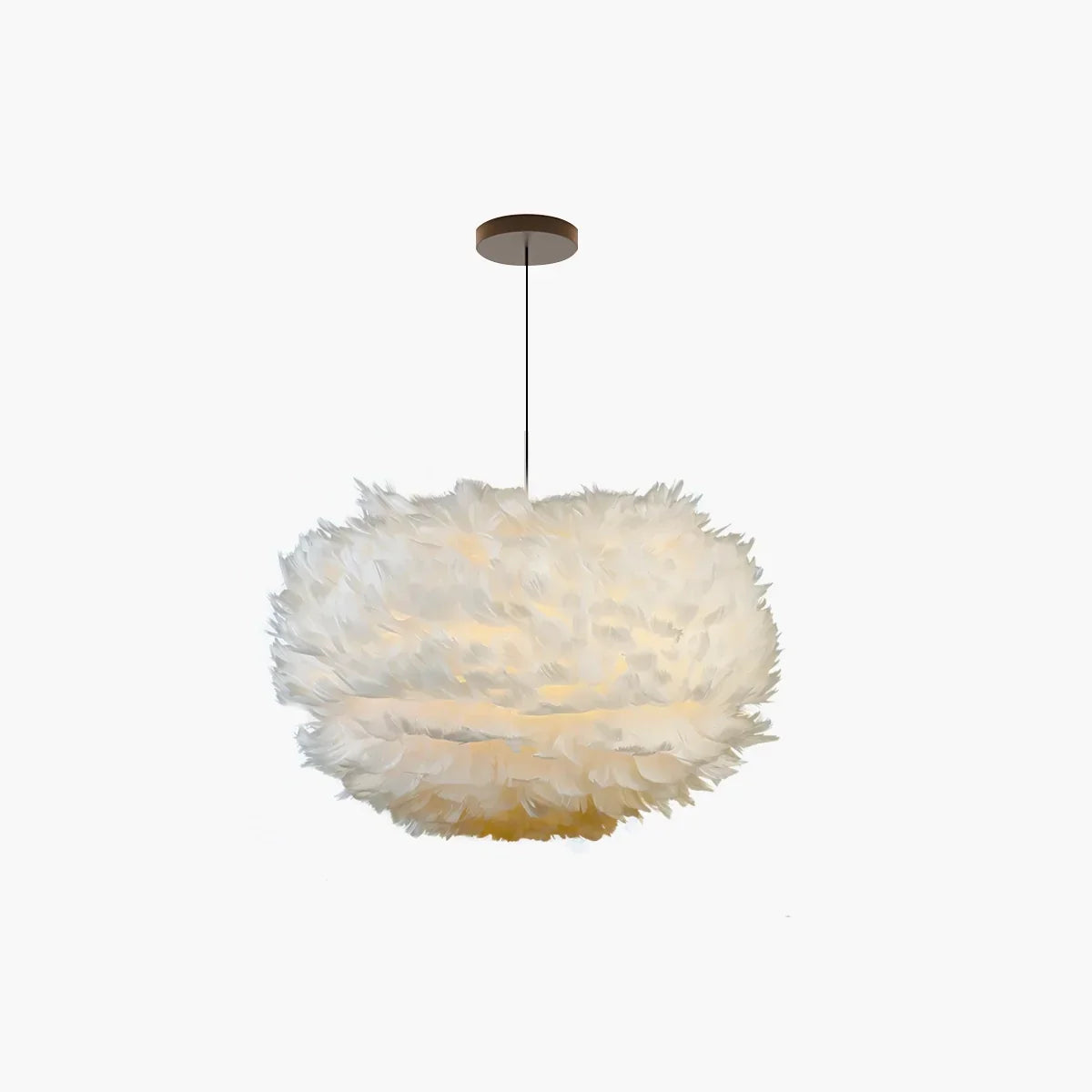 Zelora Feather Design Pendant Light