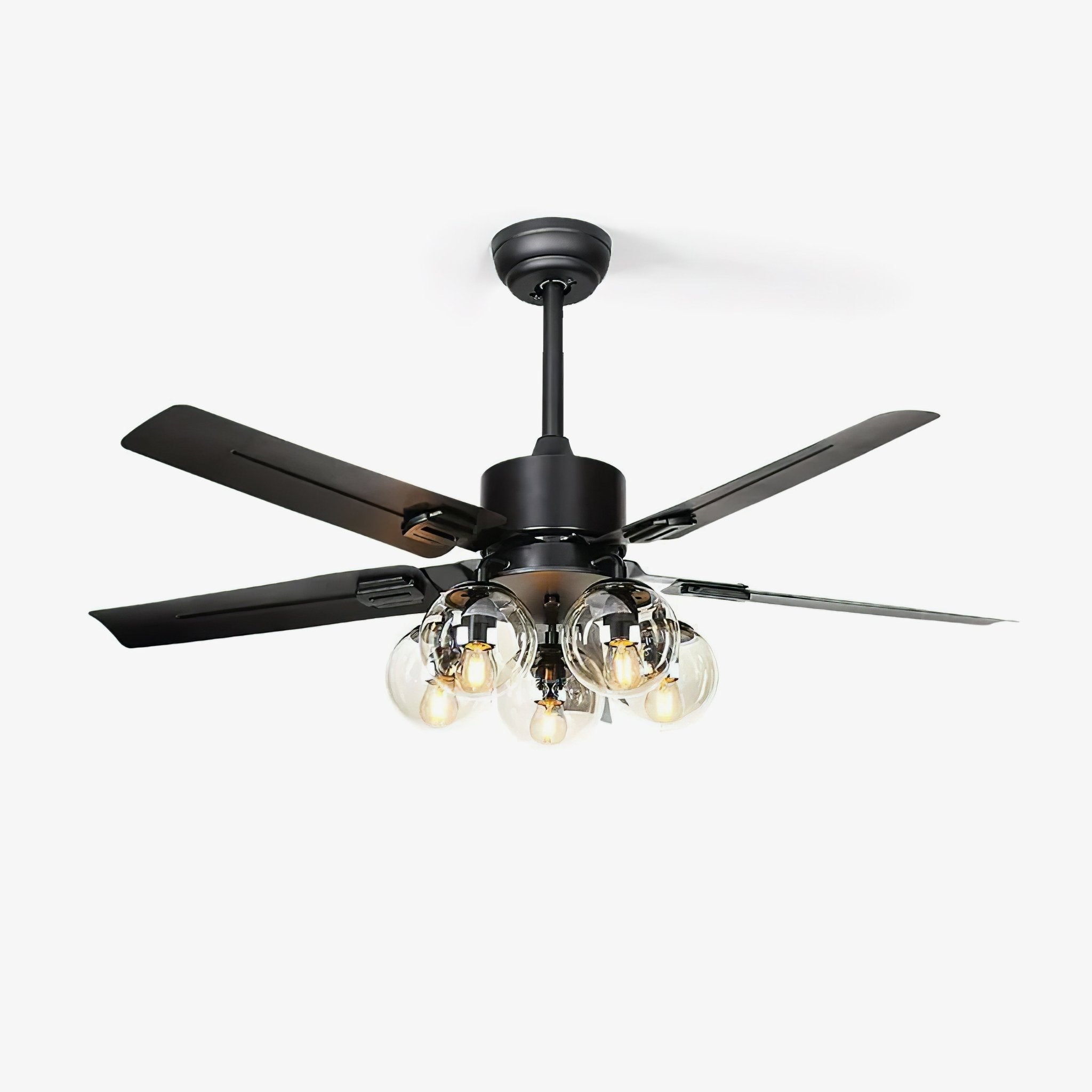 Elvenor Vintage Black Ceiling Fan