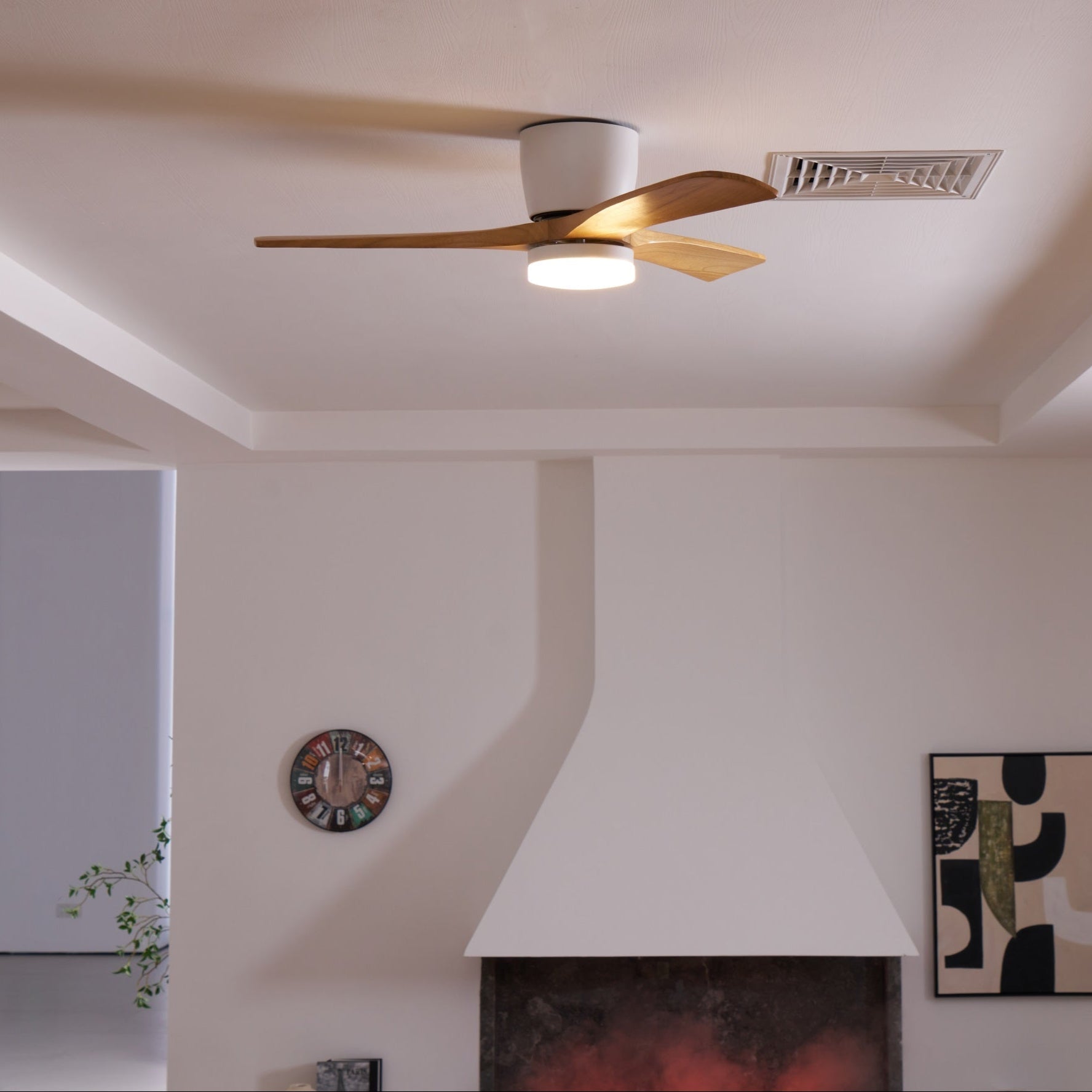 Lyvar Wooden LED Ceiling Fan