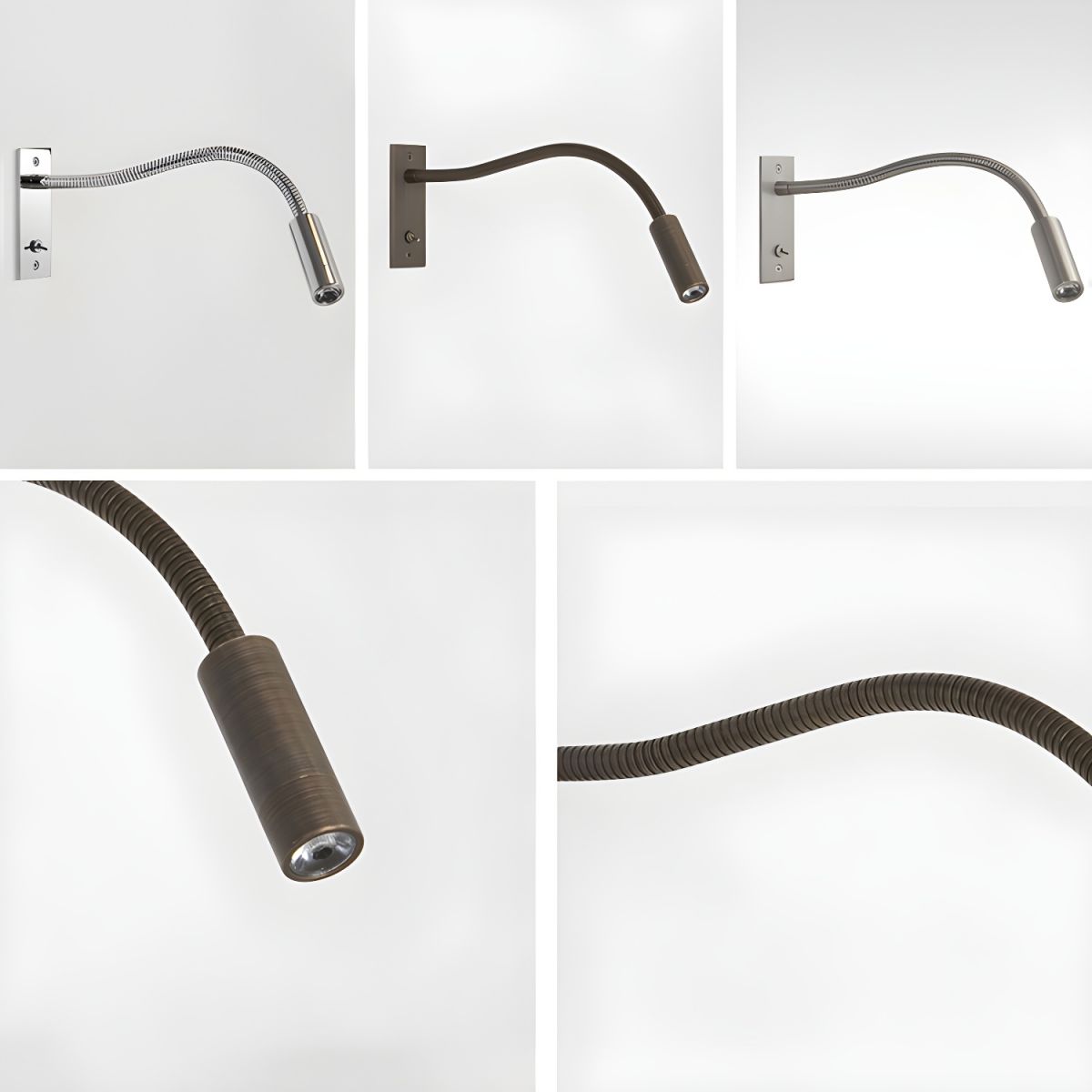 Elizor Adjustable Gooseneck Wall Light