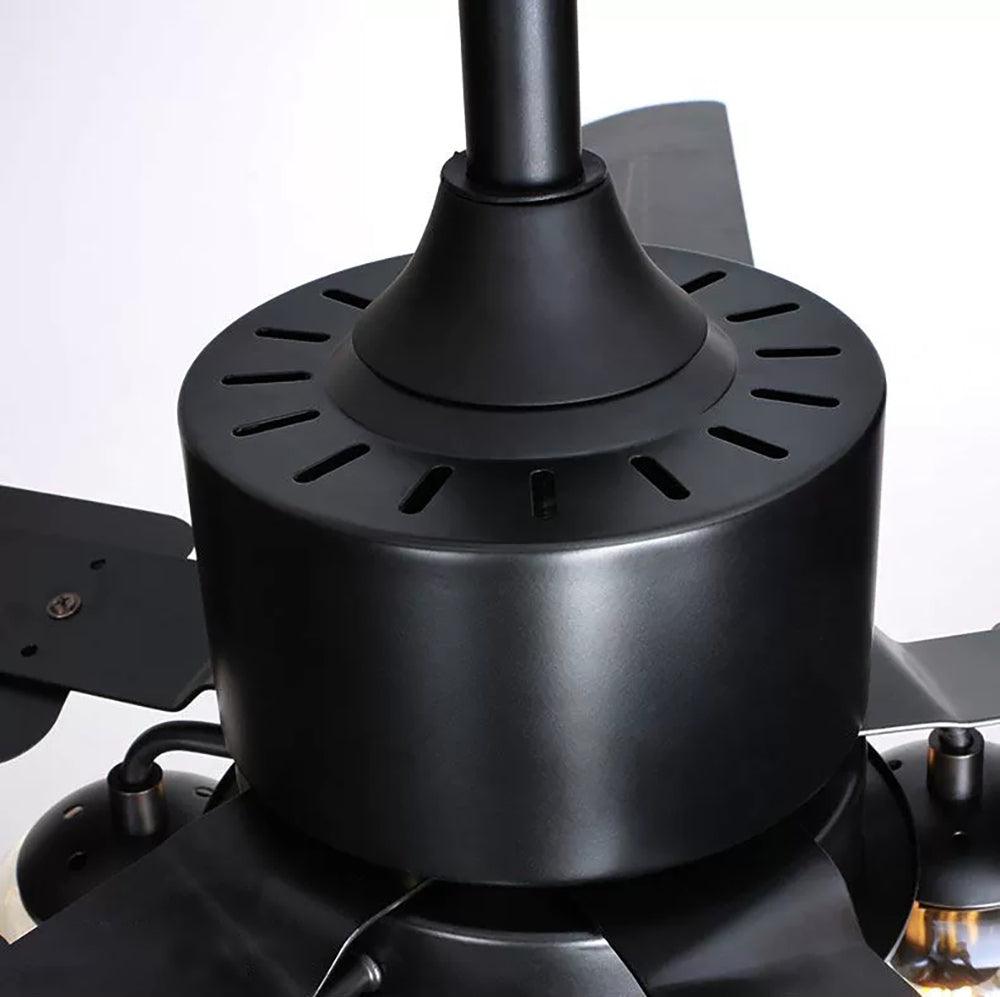 Elvenor Vintage Black Ceiling Fan
