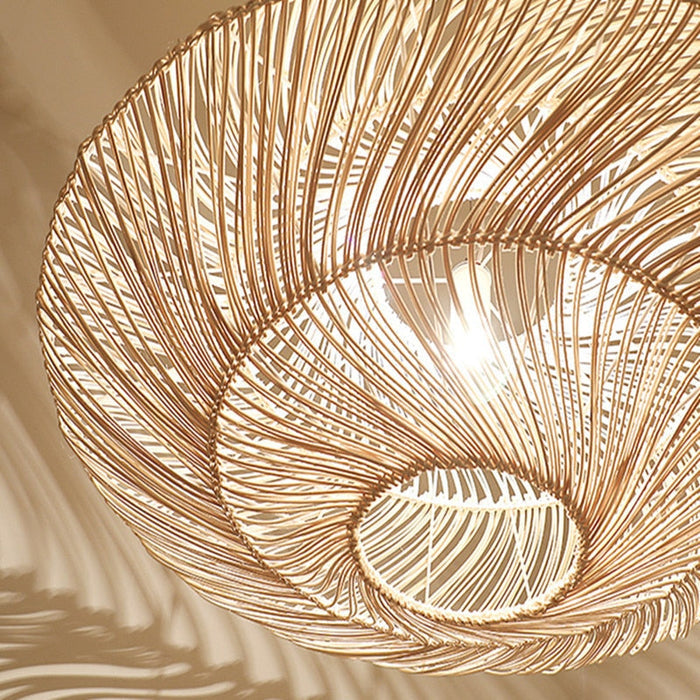 Lanzevo Rattan Pendant Light